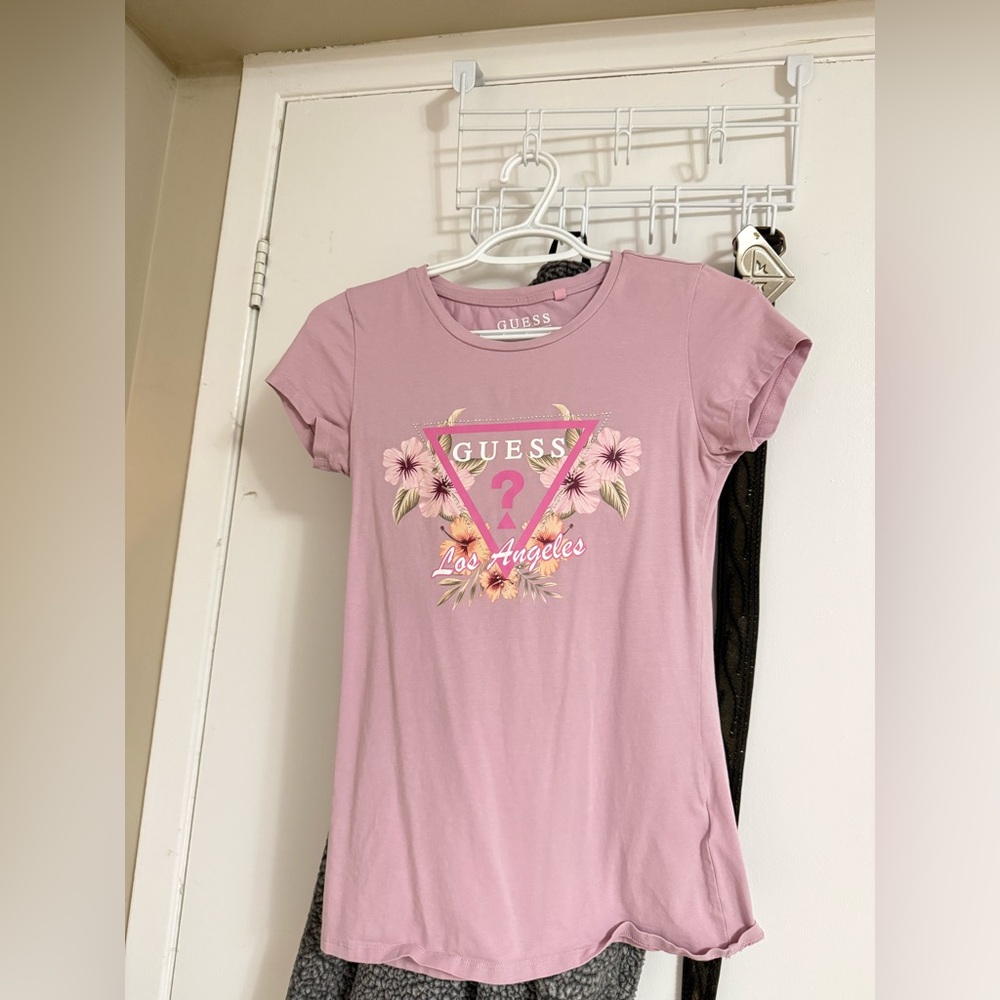 Guess  Cotton Pink Tee